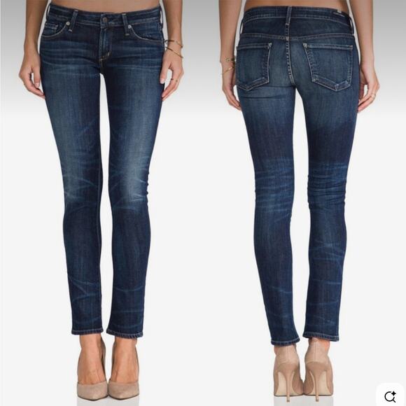 Citizens of Humanity Women’s Racer Skinny Denim Jeans Size 25 - Picture 1 of 14